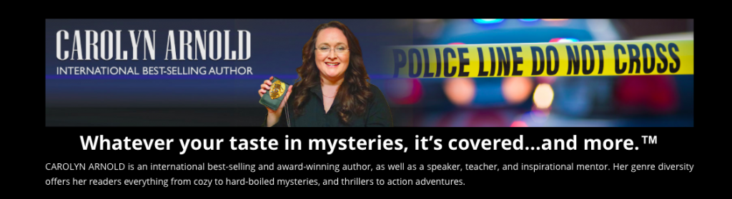 Carolyn Arnold website banner