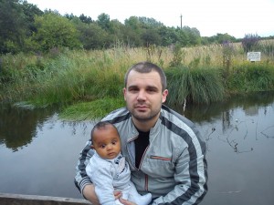 Ricky & baby son