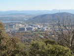Canberra City from the Mt Ainslie lookout. You can see why it's called The Bush Capital. 